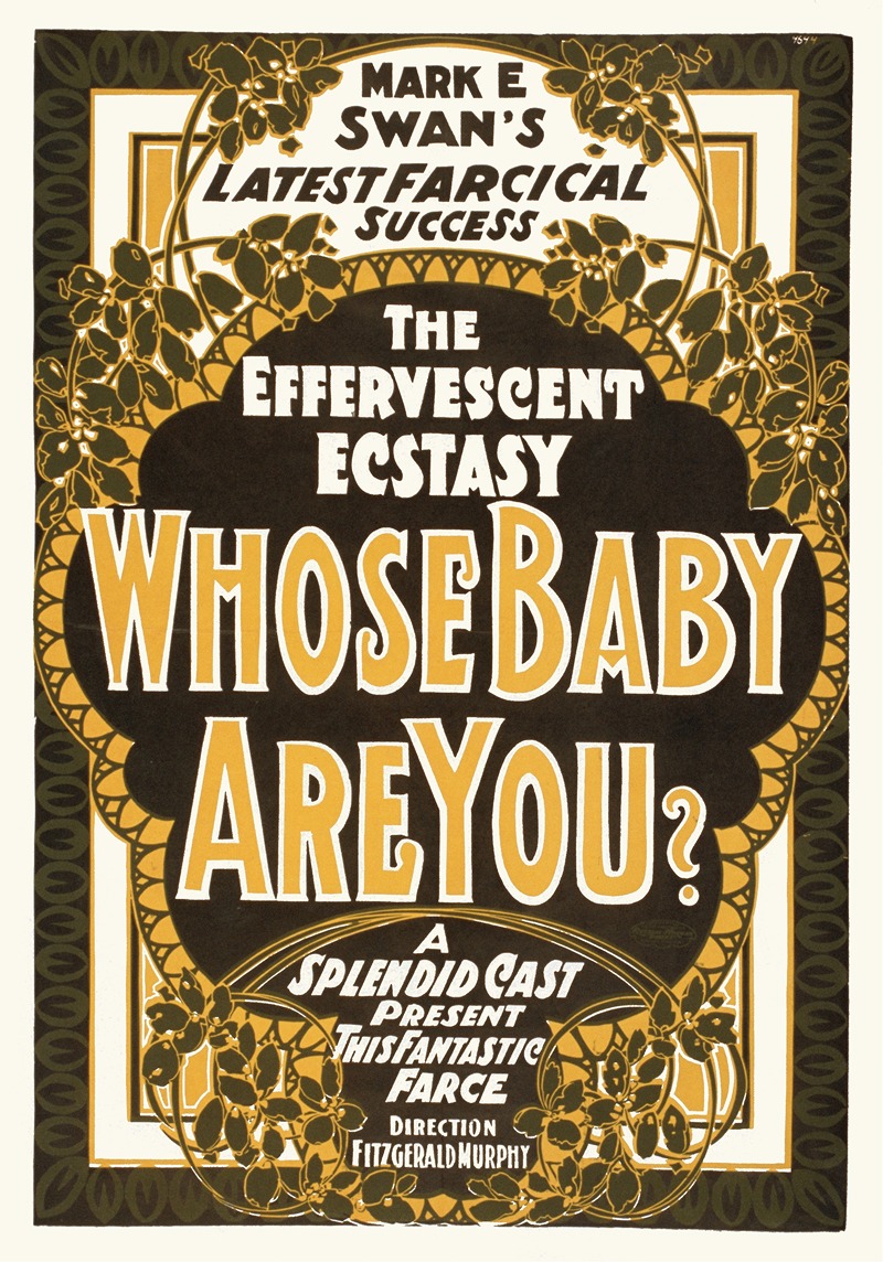 Whose baby are you by U.S. Printing Co., 1900 — digital art print download