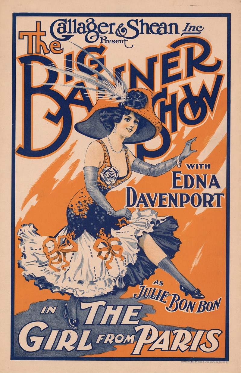 The big banner show by Аноним, 1910 — digital art print download