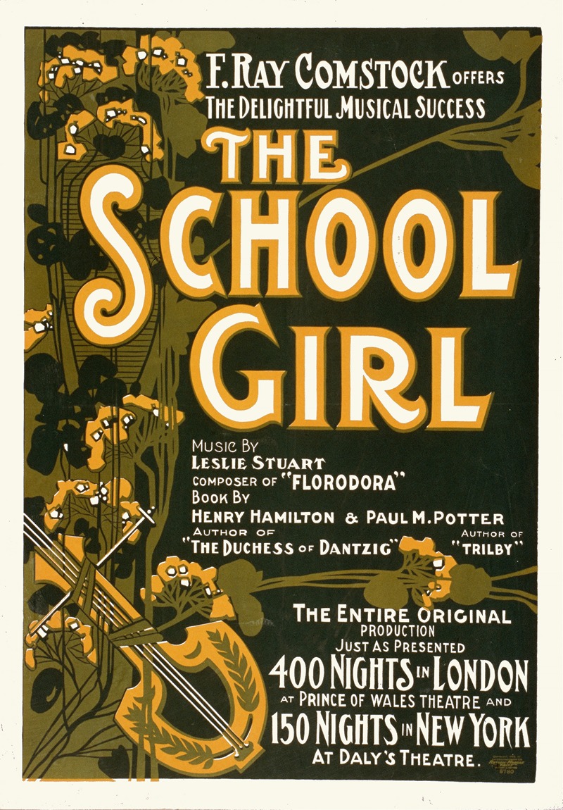 The school girl by Аноним, 1905 — digital art print download