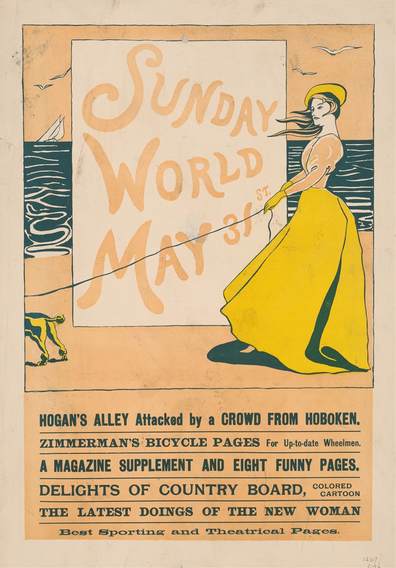 Sunday World May 31st by Аноним, 1896 — digital art print download