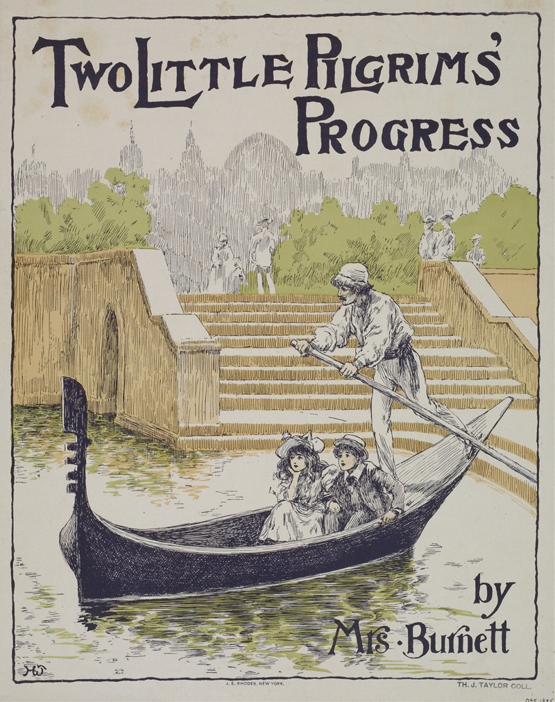 Two little pilgrims' progress by Аноним, 1895 - 1911 — digital art print download