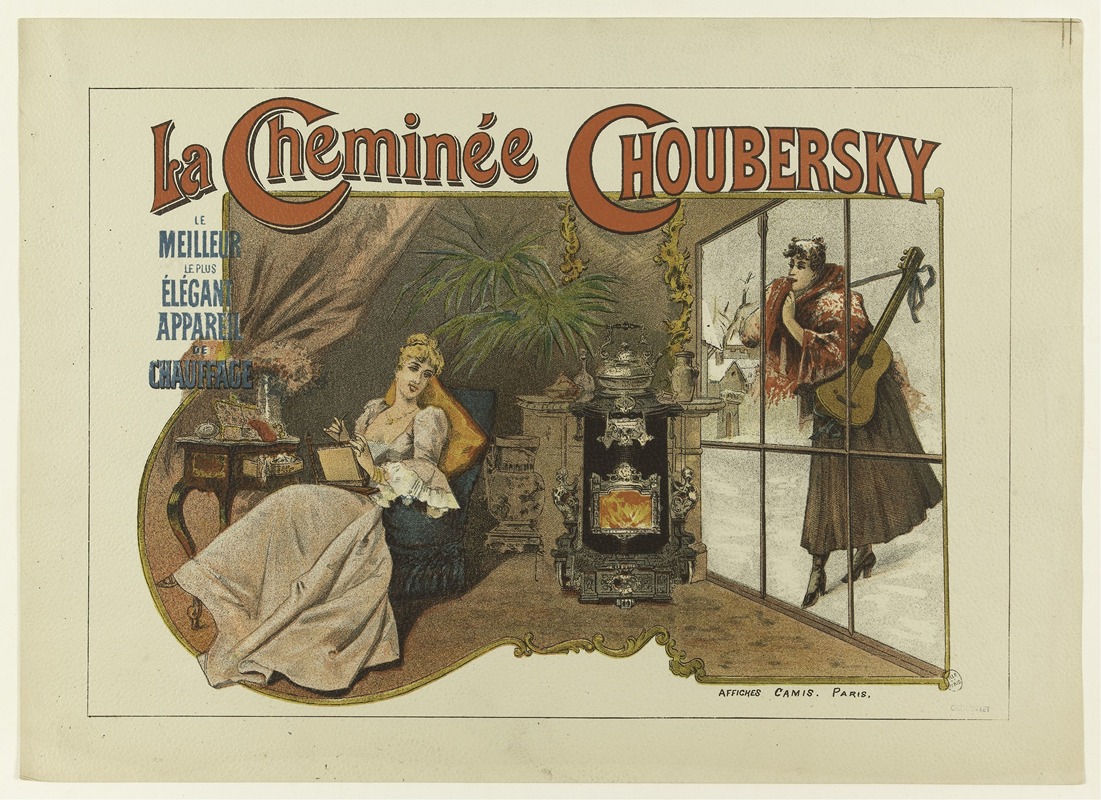 La Cheminée Choubersky by Аноним, 1880-1900 — digital art print download