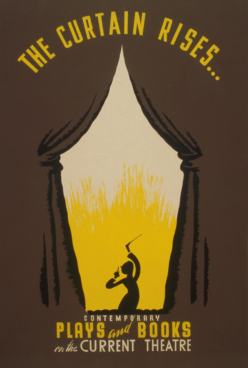 The Curtain Rises by Аноним, 1936 — digital art print download