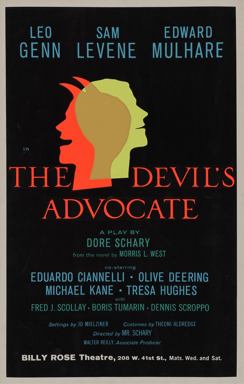 The Devil's Advocate by Anonymous, 1962 — digital art print download
