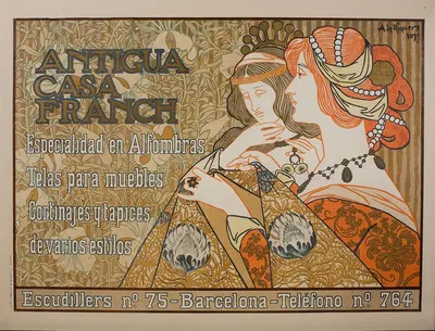 Antigua Casa Franch (Former Casa Franch) by Александр де Рикер, 1899 — digital art print download