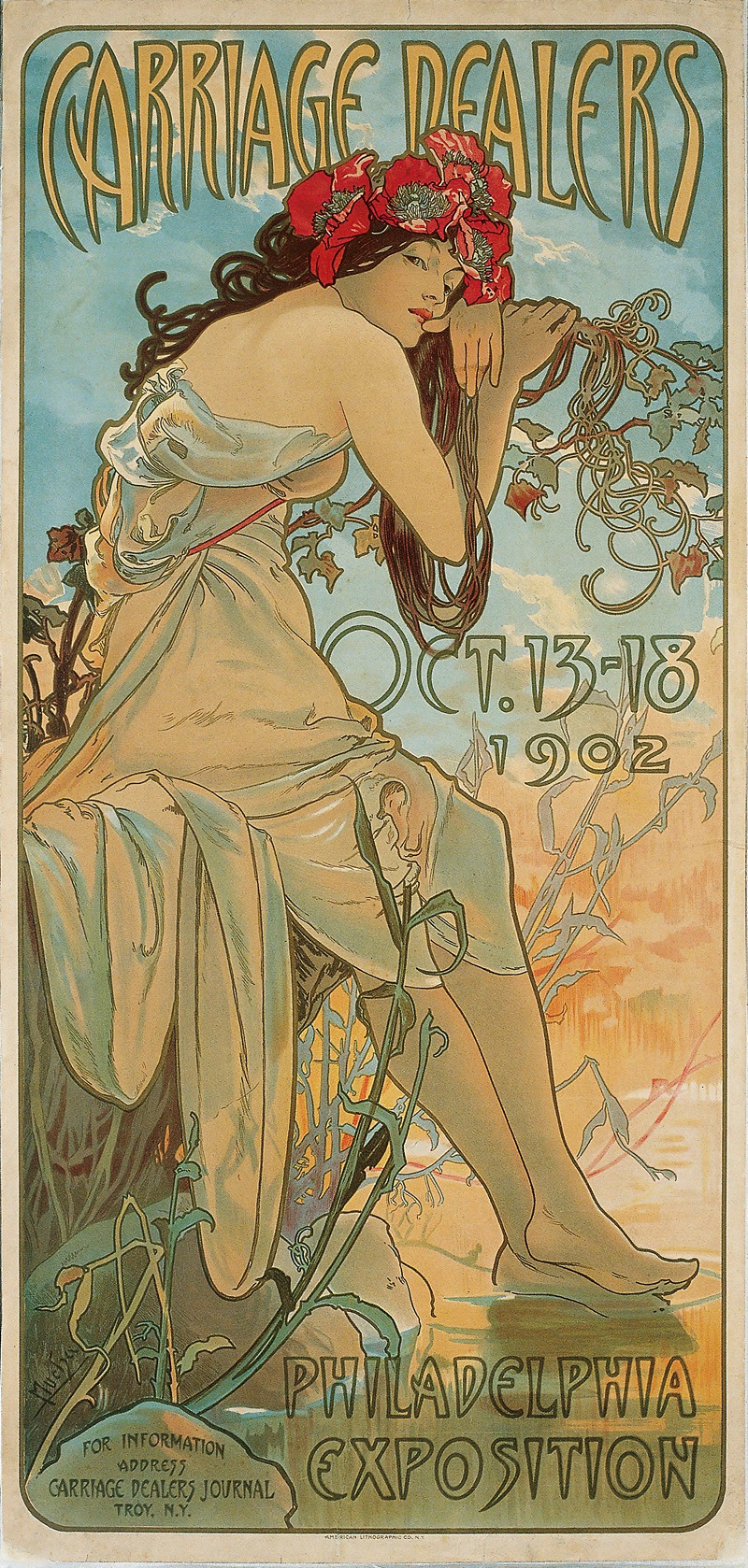 Carriage Dealers by Альфонс Муха, 1902 — digital art print download