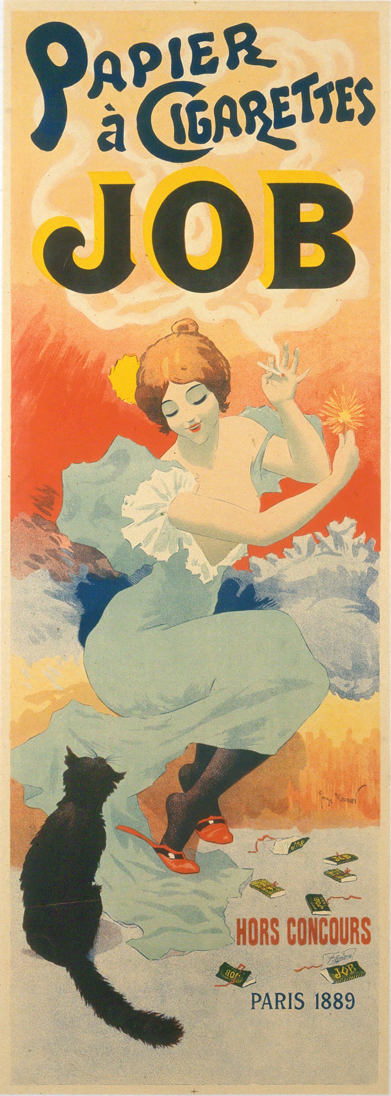Papier À Cigarettes Job by Жорж Мёнье, 1894 — digital art print download