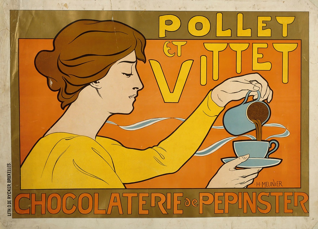 Pollet Et Vittet by Анри Менье, 1896 — digital art print download