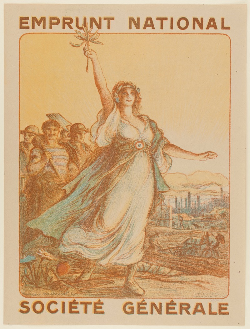 Emprunt National Societe Generale by Люсьен Мари Франсуа Мотиве, 1920 — digital art print download