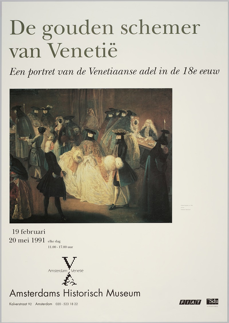 De gouden schemer van Venetië by Arnoud Smit, 1991 — digital art print download