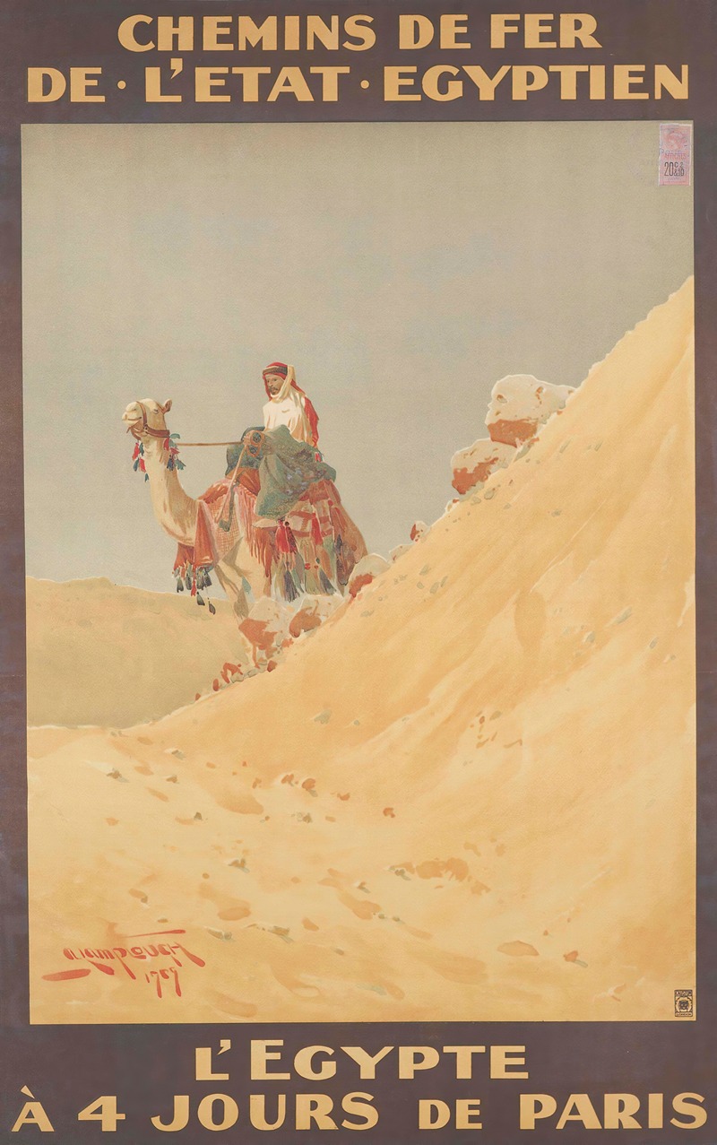 L'EGYPTE A 4 JOURS DE PARIS by Augustus Osborne Lamplough — digital art print download