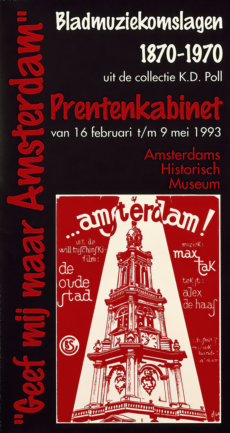 Geef mij maar Amsterdam by Edo Mulder, 1993 — digital art print download