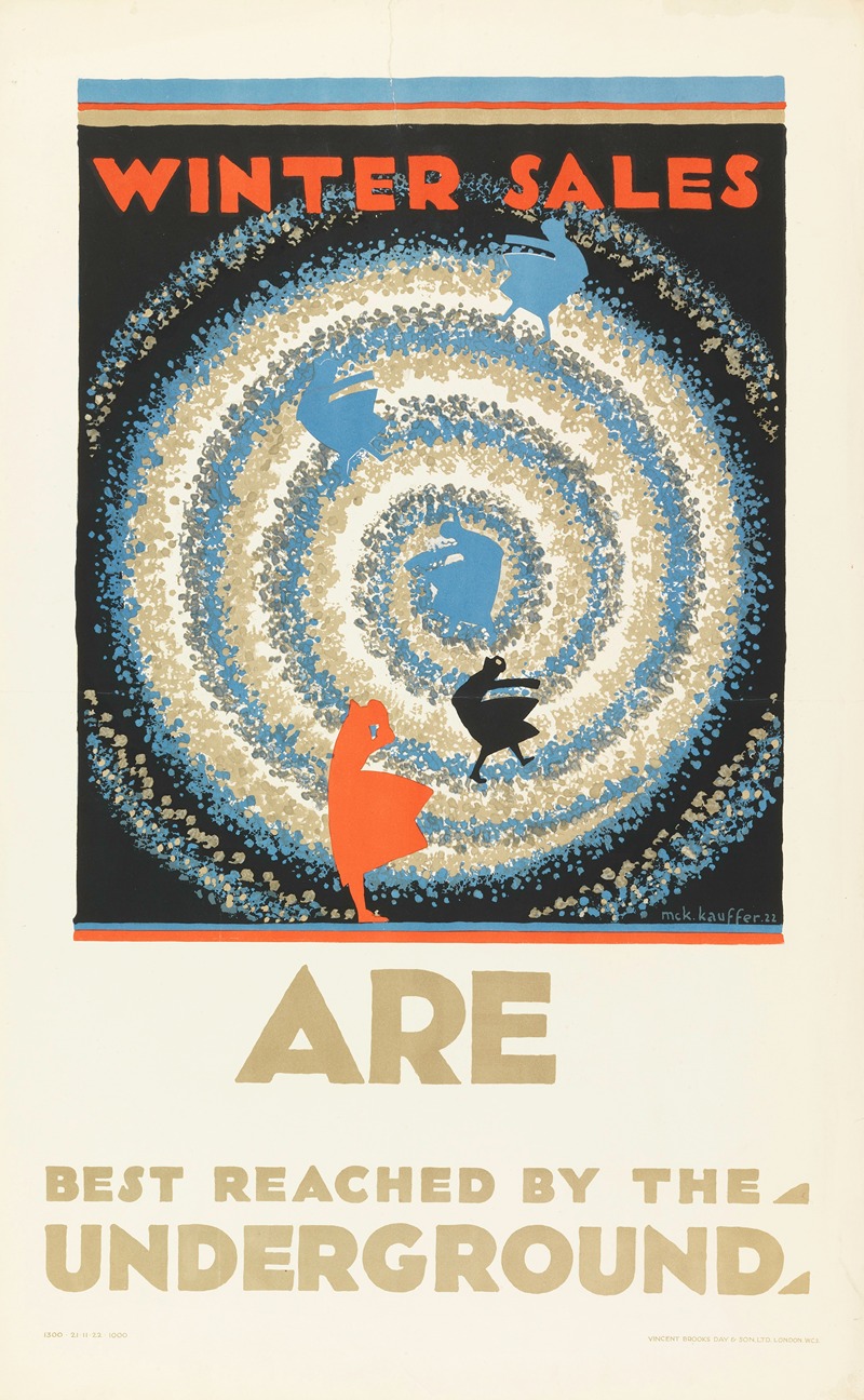 Winter Sales, for London Underground — Edward McKnight Kauffer