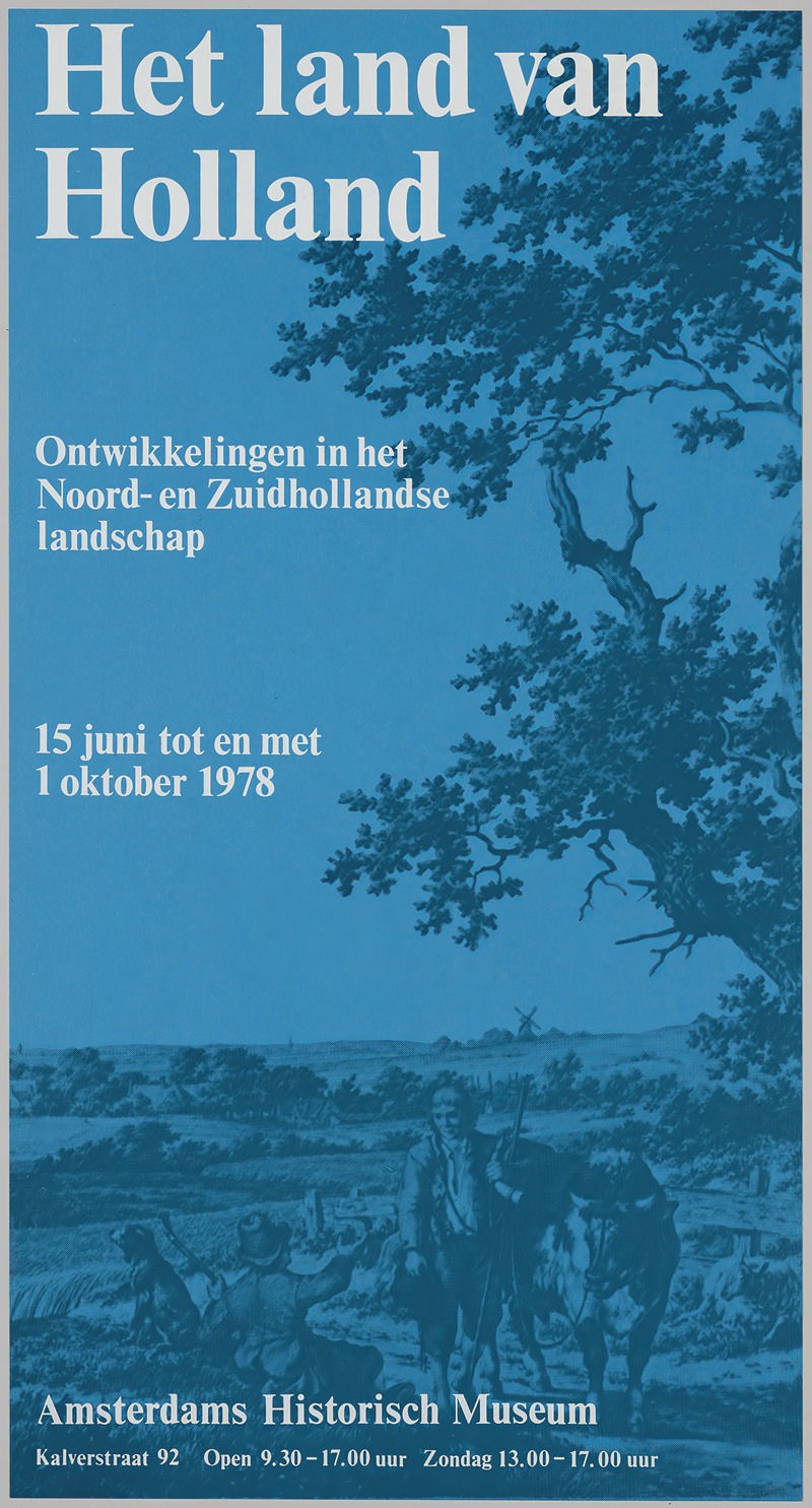 Het land van Holland by Esther Verdonk, 1978 — digital art print download