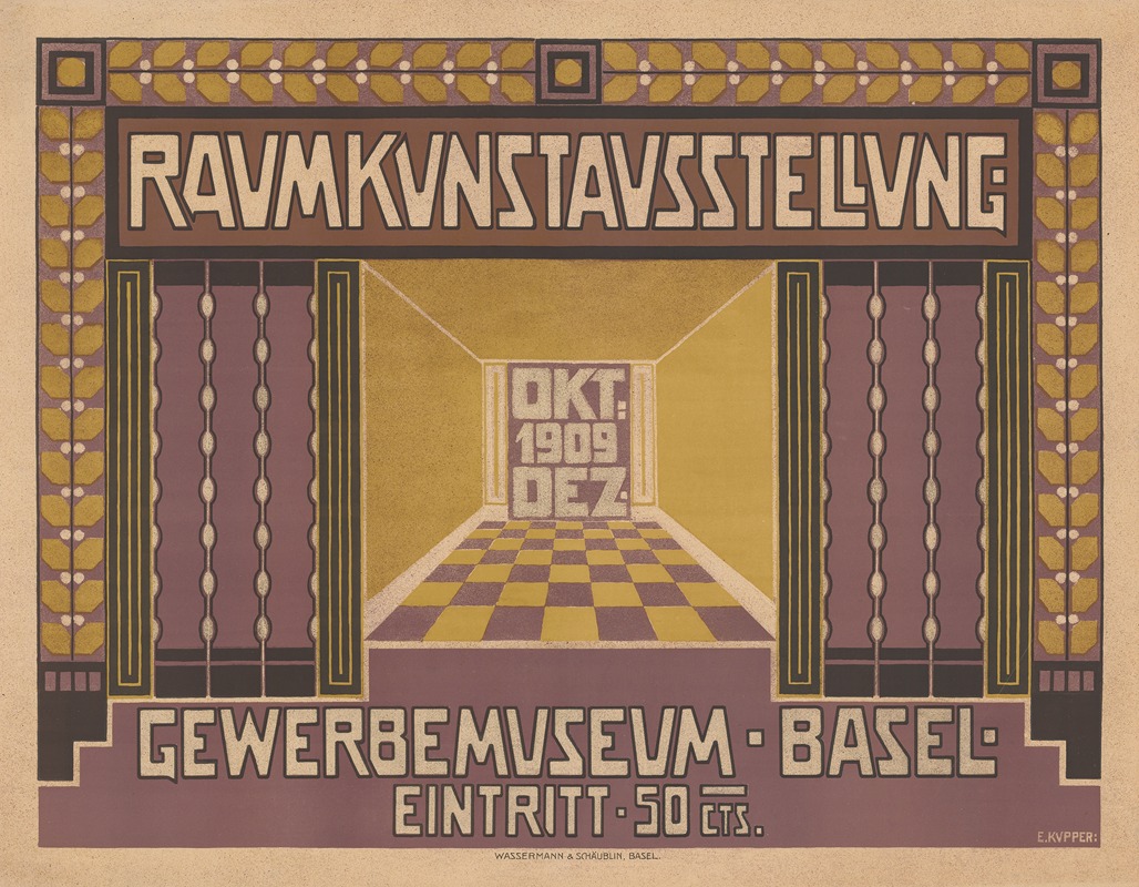Raumkunstausstellung, Gewerbemuseum Basel — Eugen Kupper