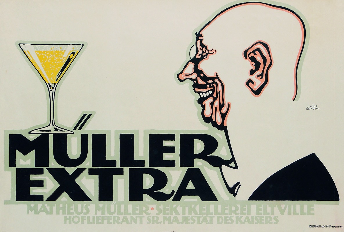 Müller Extra by Юлий Клингер, 1912 — digital art print download