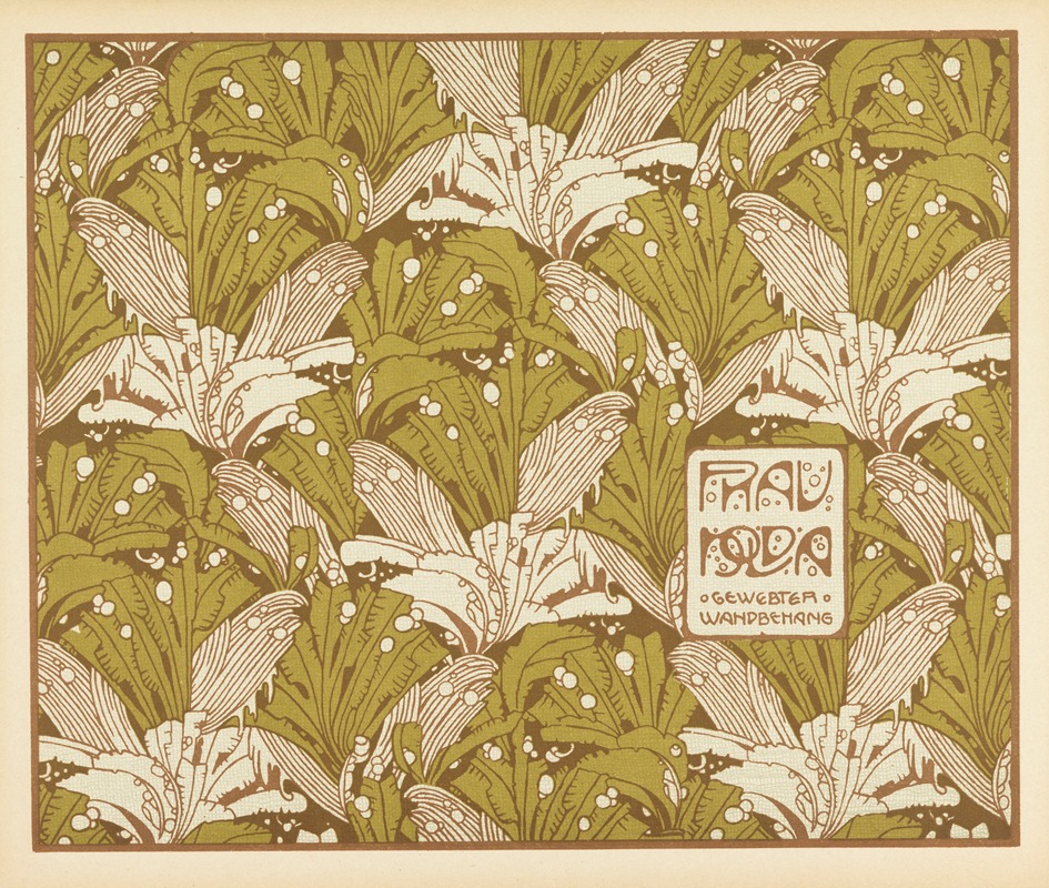 Frau Nolda Gewebter Wandbehang — Anonymous