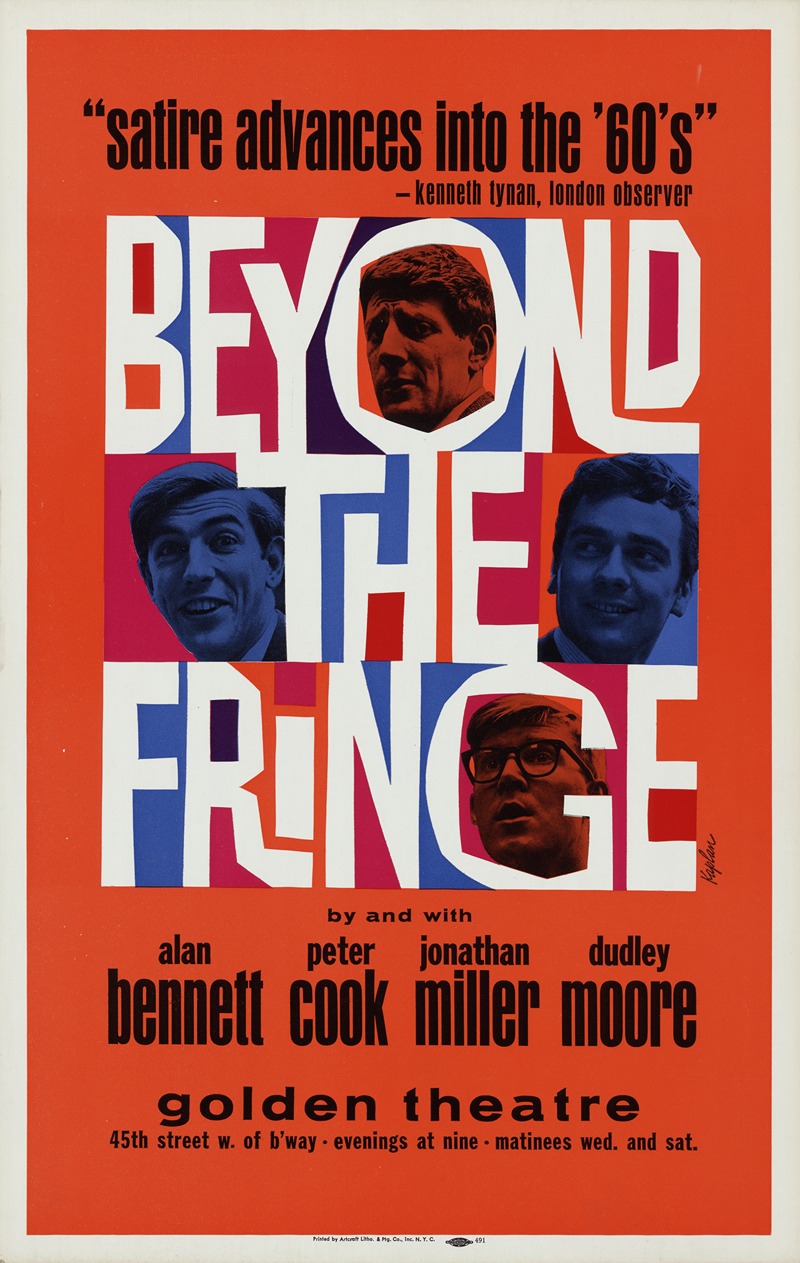 Beyond the fringe by Artcraft Lithograph, 1962 — digital art print download