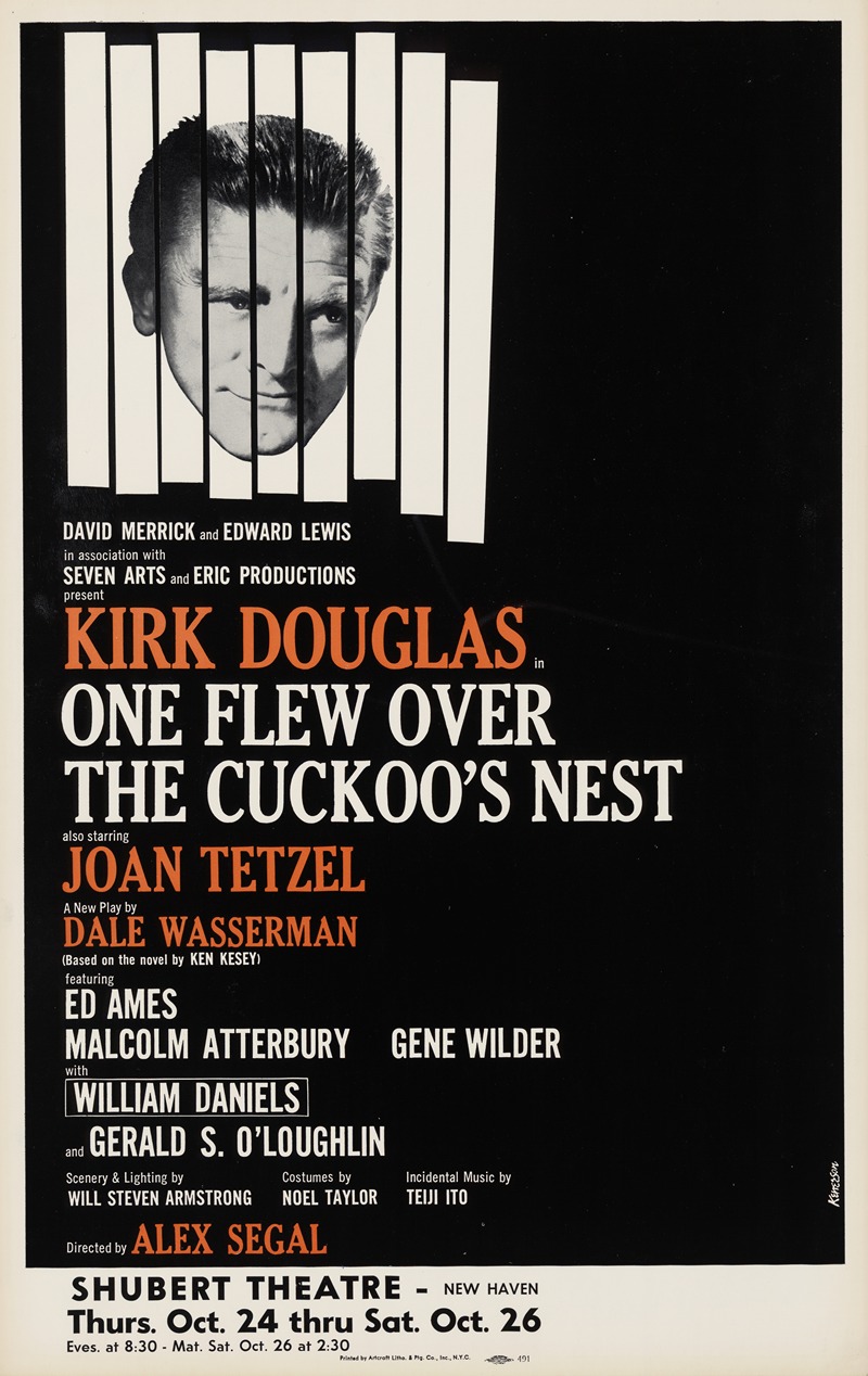 One flew over the cuckoo's nest by Artcraft Lithograph, 1963 — digital art print download