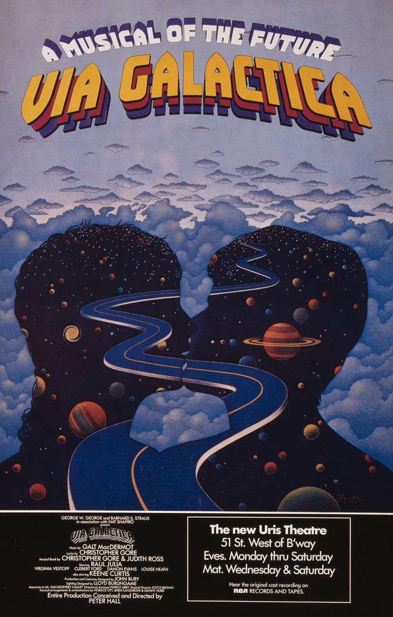 Via galactica by Artcraft Lithograph — digital art print download