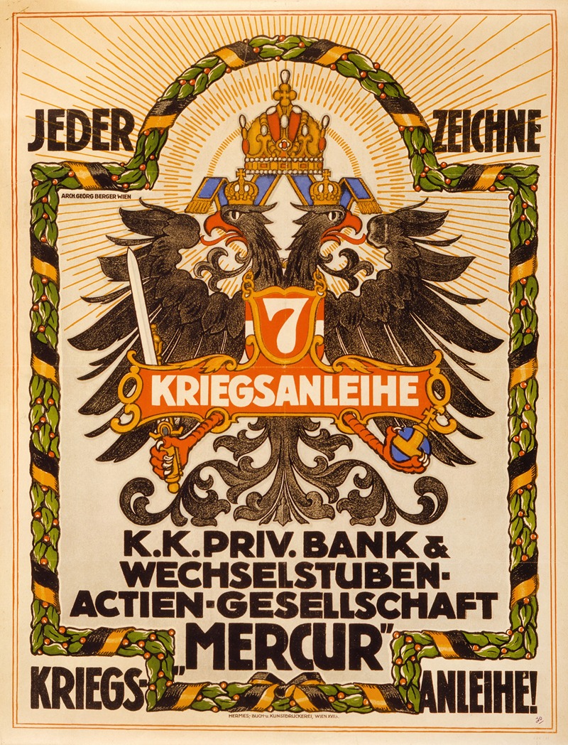 Jeder zeichne 7. Kriegsanleihe — Georg Berger