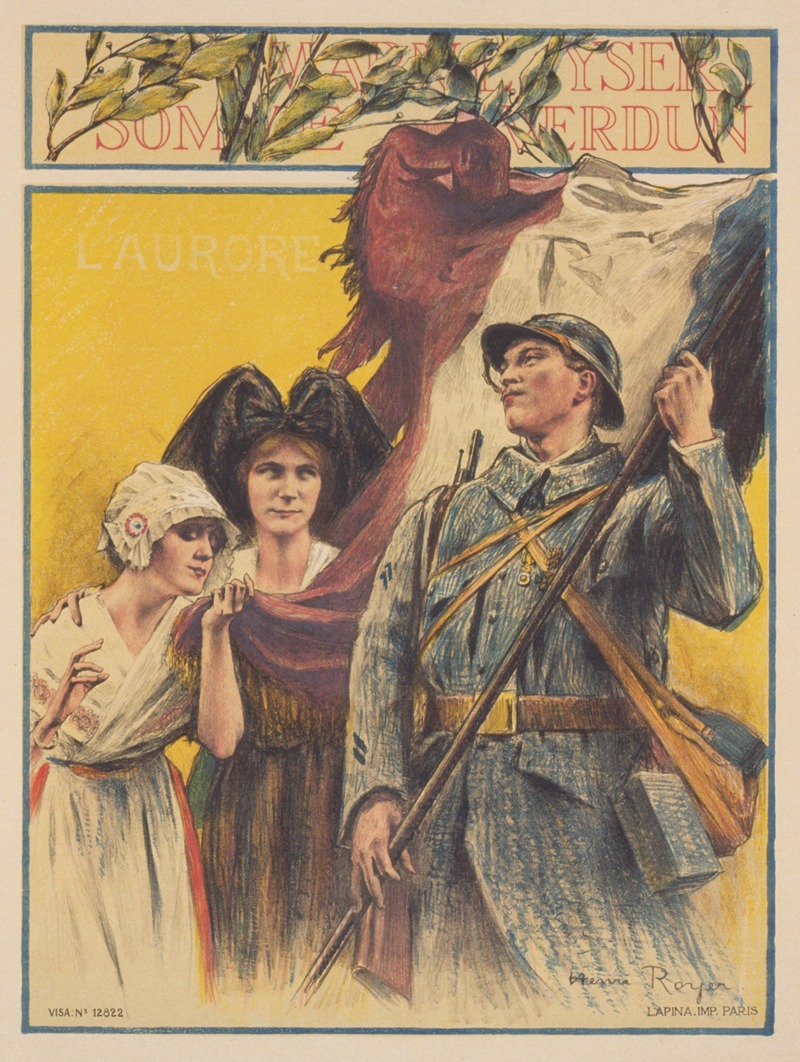 Souscrivez à l'Emprunt de la Libération by Henri Paul Royer, 1918 — digital art print download
