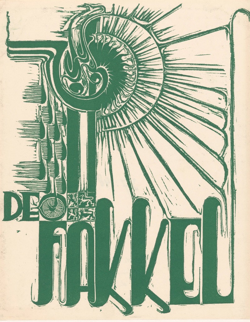 De Fakkel by A. de Bruin, 1937 — digital art print download