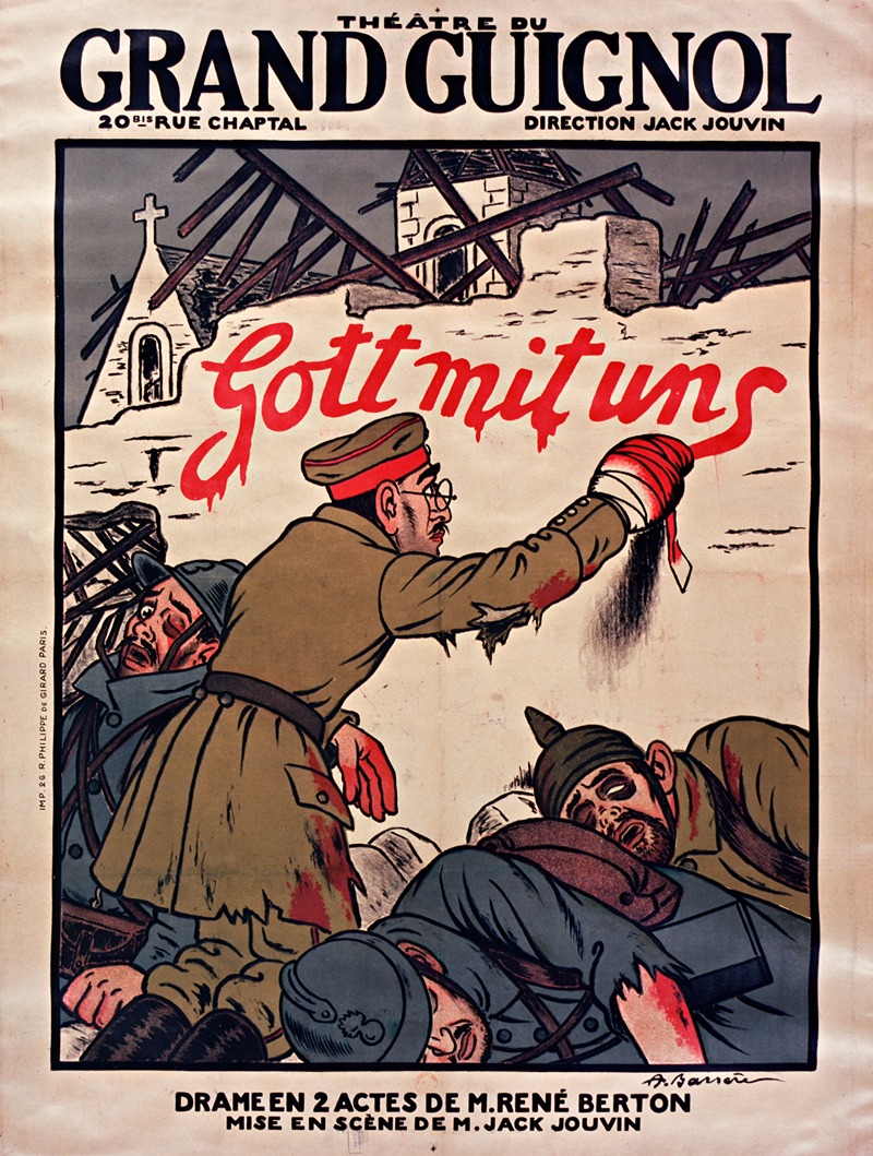 Théatre du Grand Guignol de Paris — Adrien Barrère