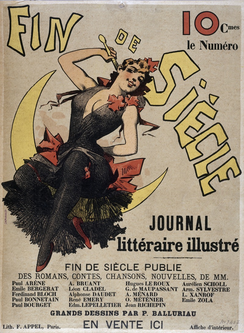 Fin De Siecle Journal Littéraire Illustré — Alfred Choubrac