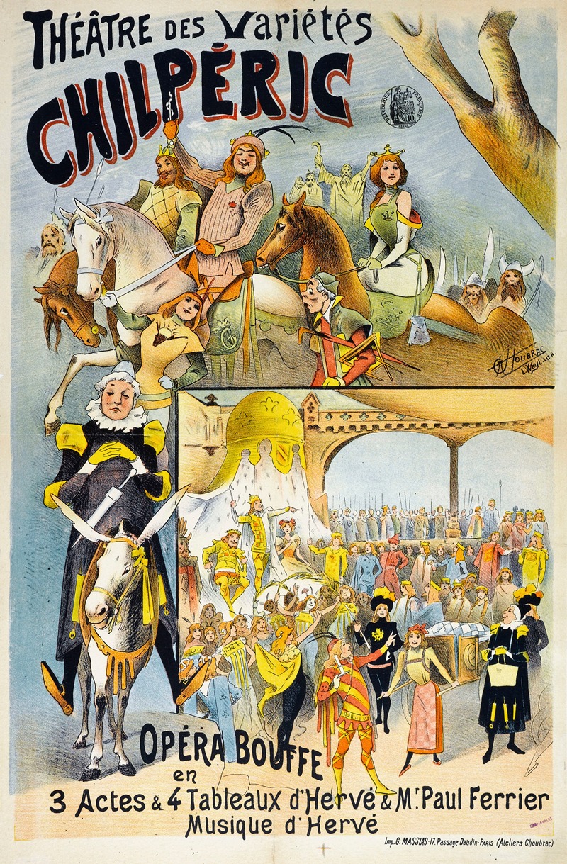 Theâtre Des Variétés Chilperic — Alfred Choubrac