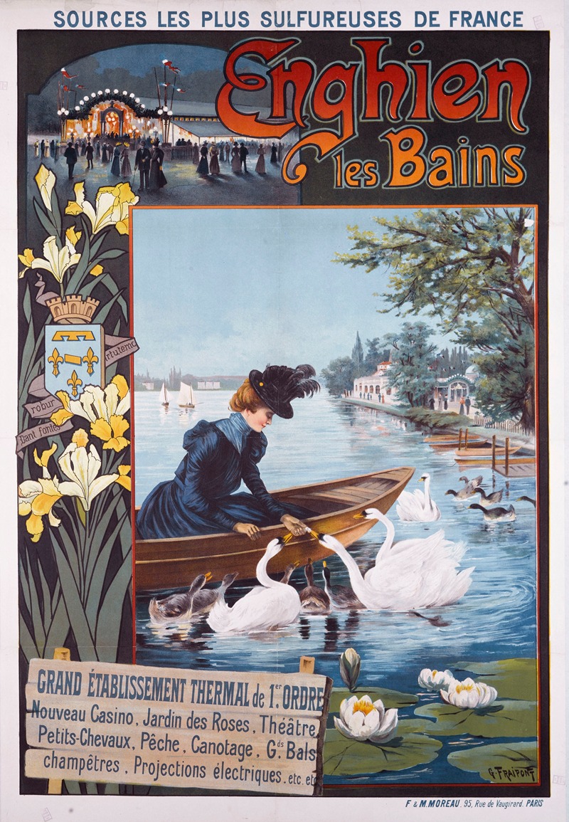 Enghien les Bains by Аноним, 1880-1900 — digital art print download
