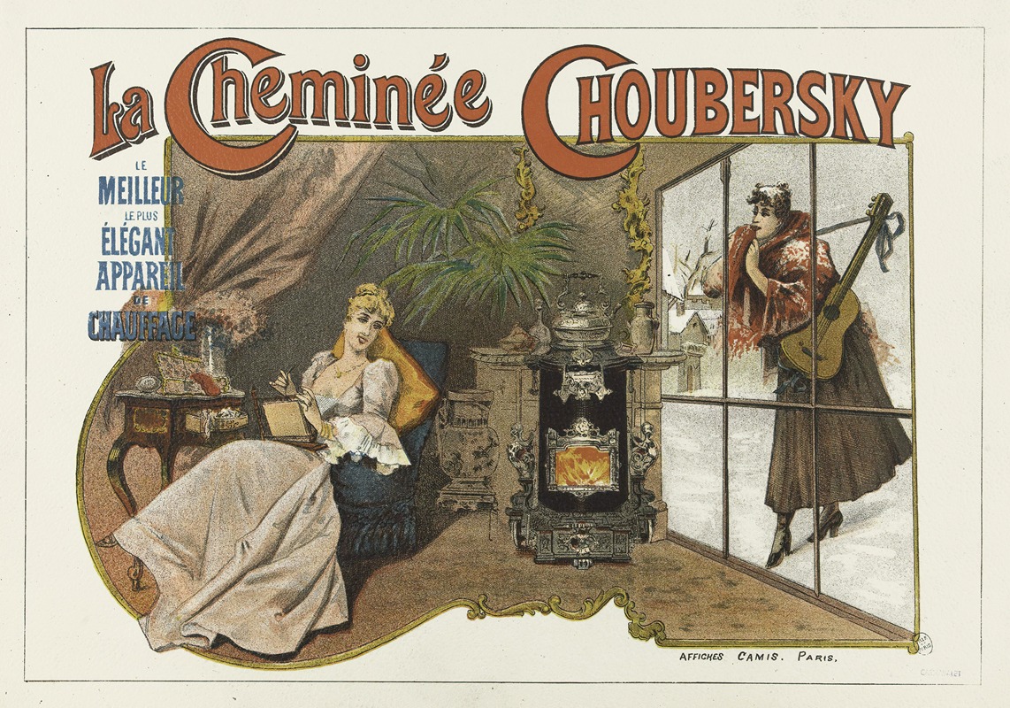 La Cheminée Choubersky by Аноним, 1880-1900 — digital art print download