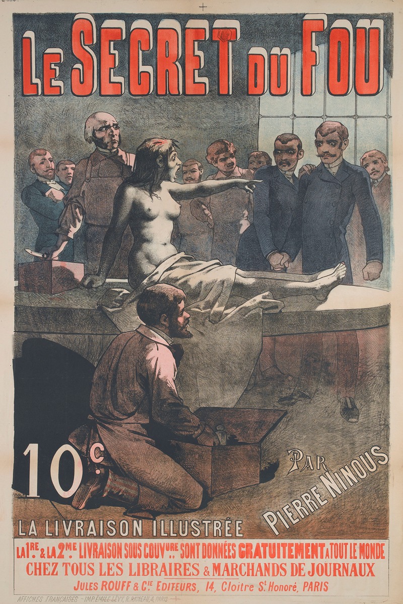 Le Secret Du Fou by Аноним, 1884 — digital art print download