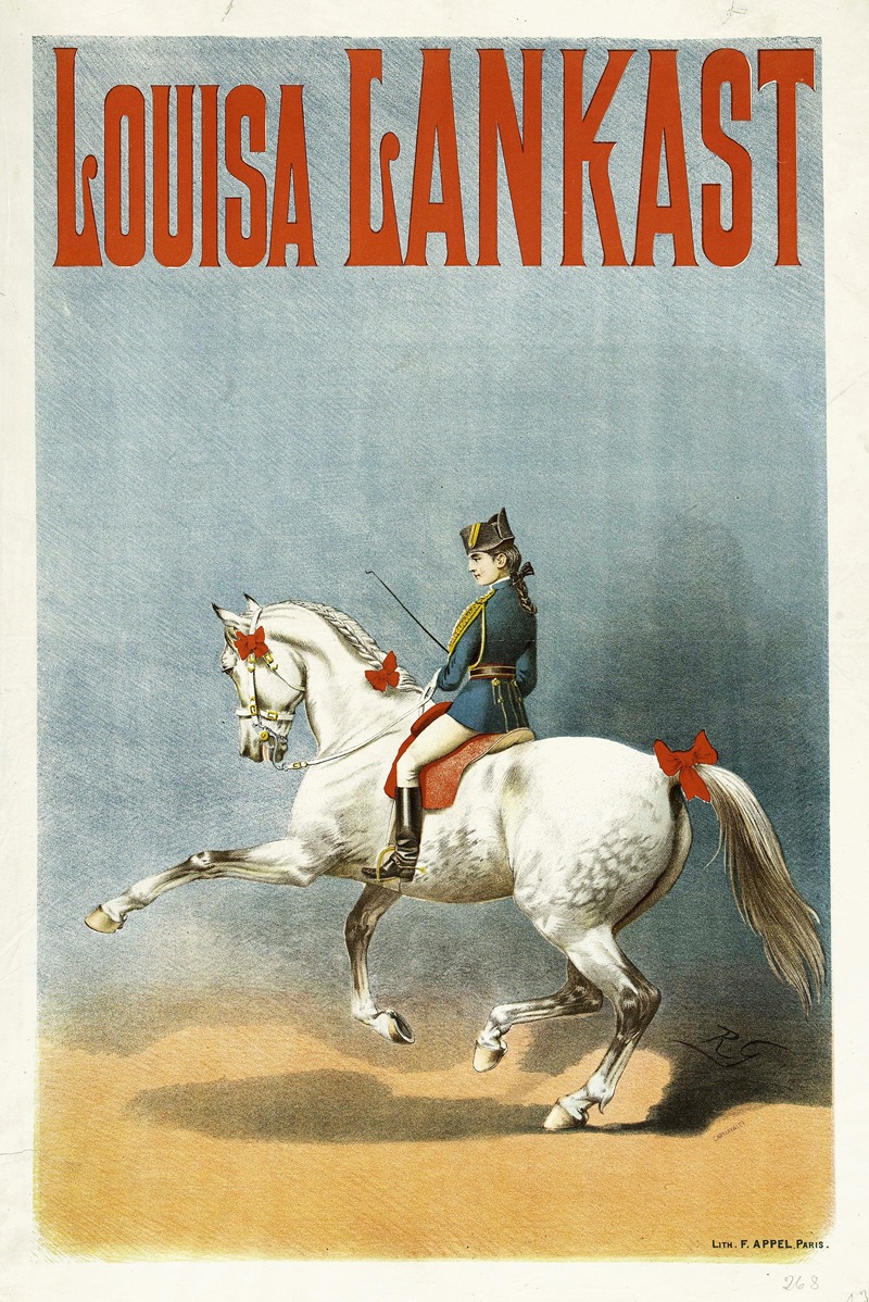 Louisa Lankast by Аноним, 1880-1900 — digital art print download