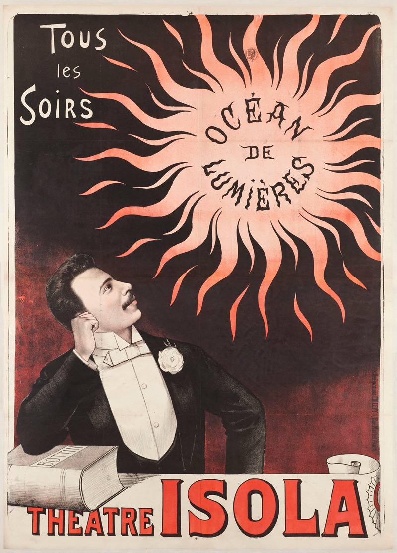 Ocean De Lumieres by Аноним, 1892 — digital art print download