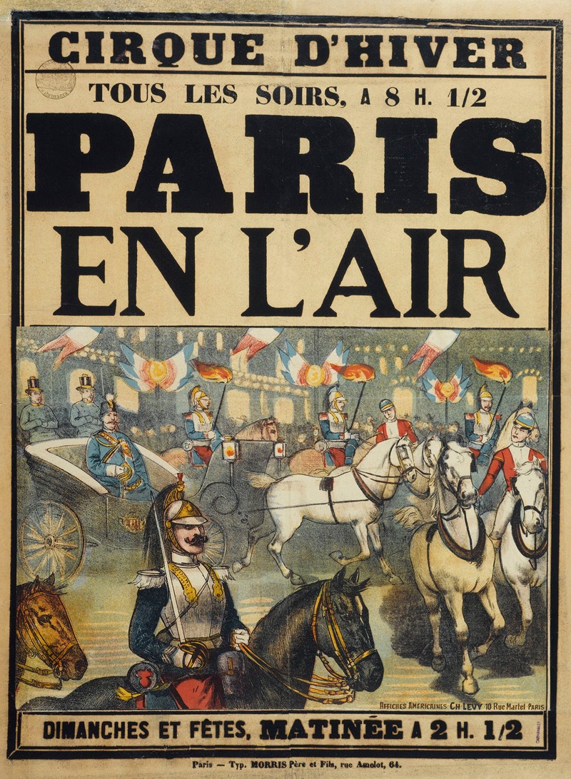 Paris En L'air by Аноним, 1888 — digital art print download