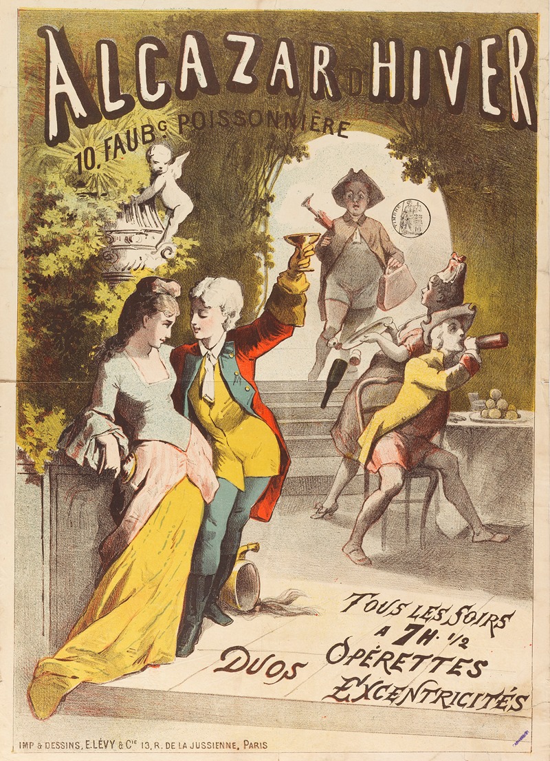 Operettes Duos Excentricites by Имп. Эмиль Леви, 1873-1883 — digital art print download