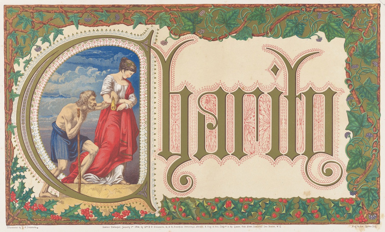 Charity by Фримен Гейдж Деламотт, 1864 — digital art print download