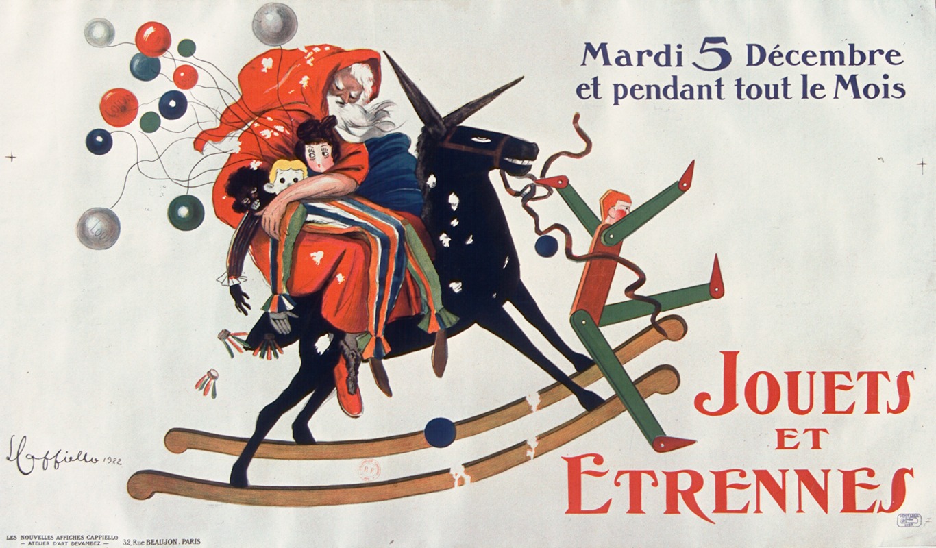 Jouets et étrennes by Leonetto Cappiello, 1922 — digital art print download