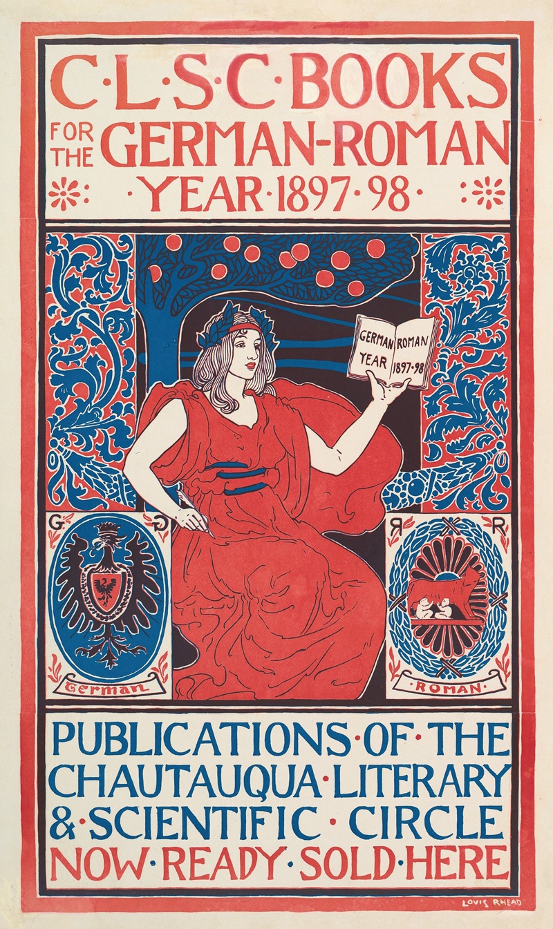 C.L.S.C. Books by Луи Рид, 1897 — digital art print download