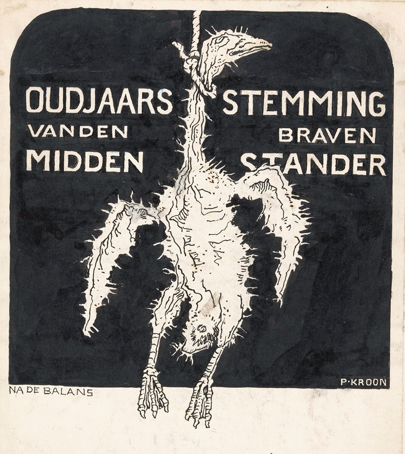 Kaalgeplukte middenstander by Patricq Kroon, 1900 — digital art print download