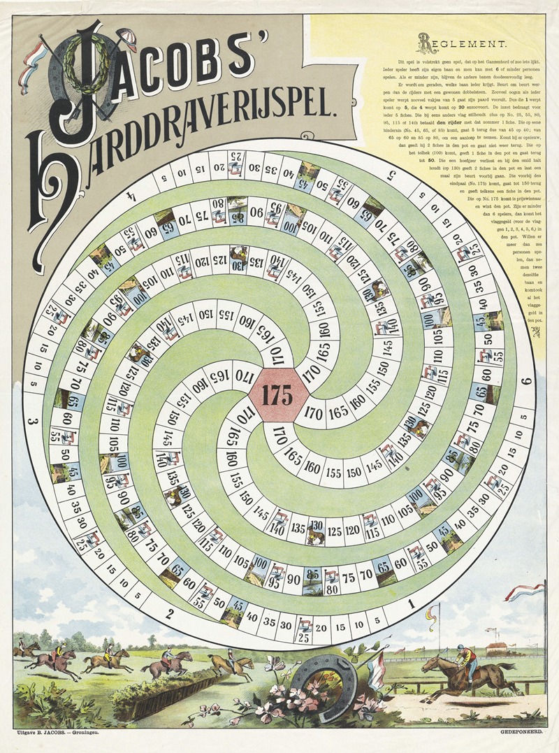 Jacob's harddraverijspel by Аноним — digital art print download
