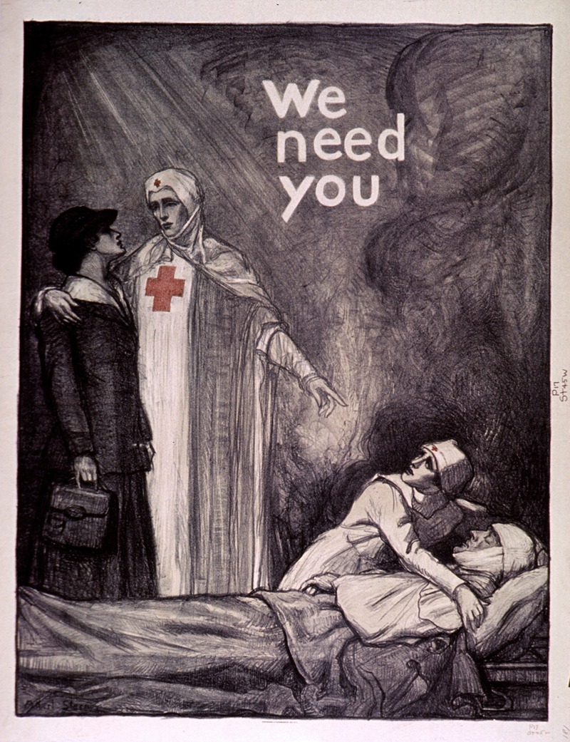 We need you by Альберт Штернер, 1912 — digital art print download