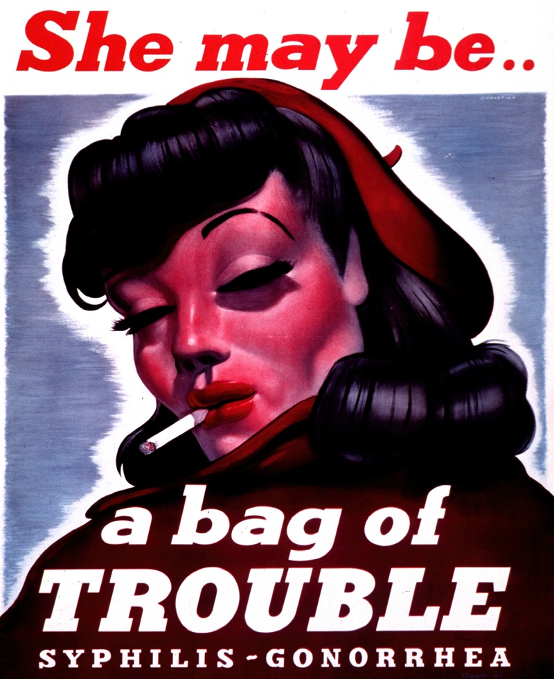She may be..,a bag of trouble — Anonymous