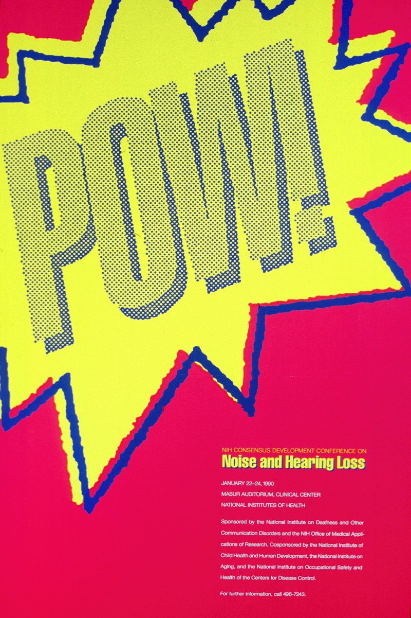 Noise and hearing loss by National Institutes of Health, 1990 — digital art print download