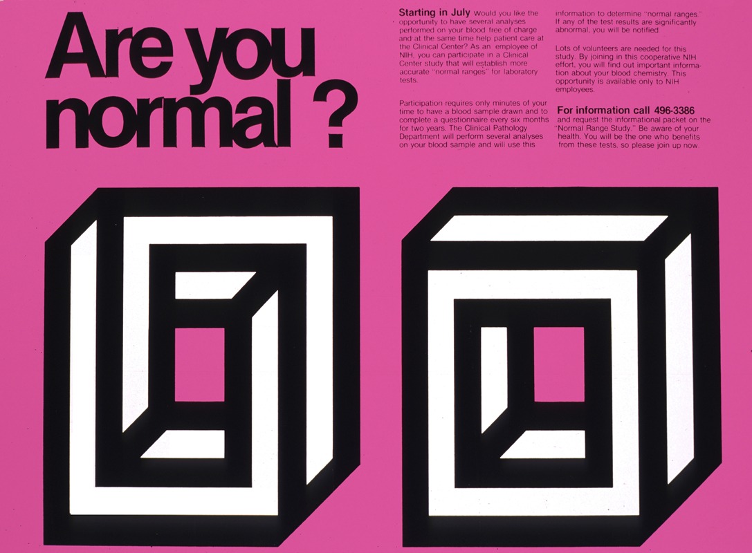 Are you normal by National Institutes of Health — digital art print download