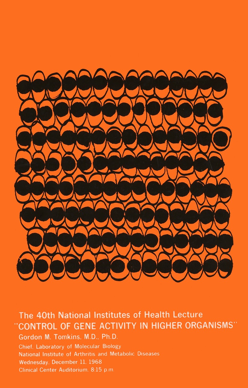 Control of gene activity in higher organisms by National Institutes of Health, 1968 — digital art print download