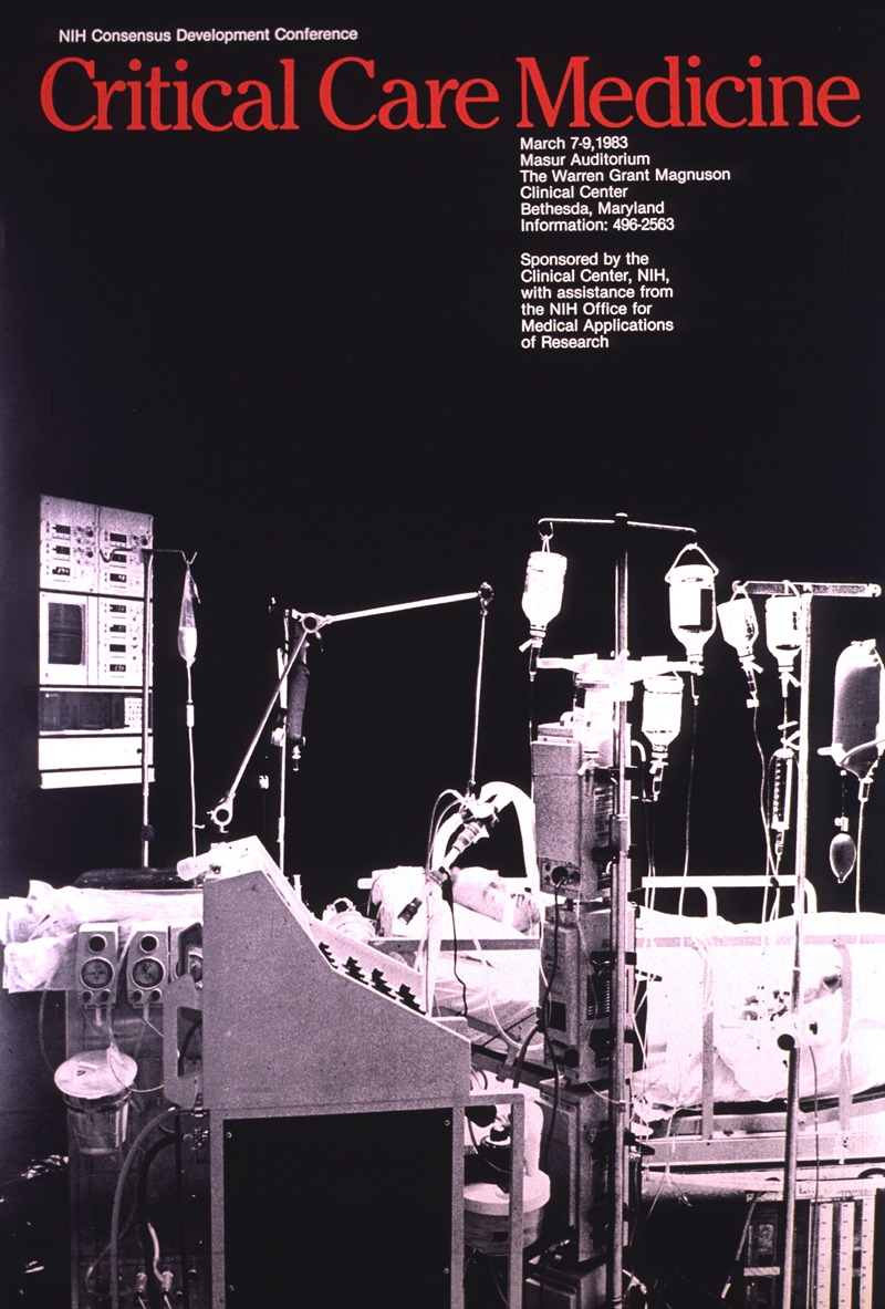 Critical care medicine by National Institutes of Health, 1983 — digital art print download