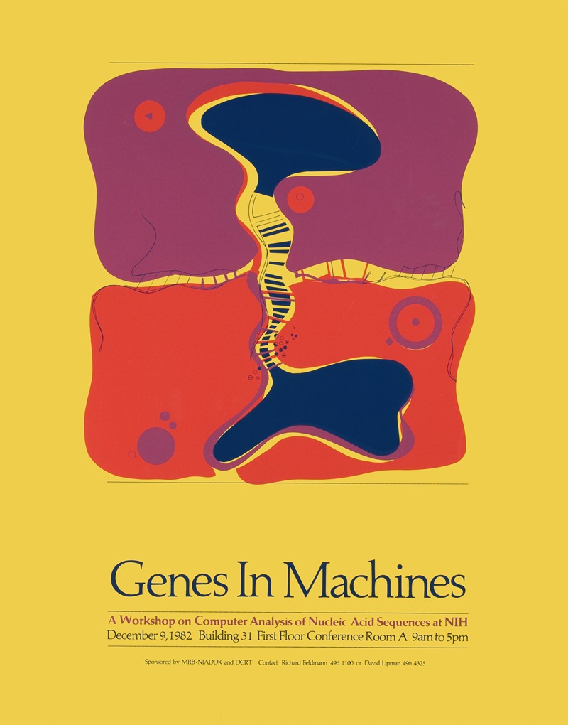 Genes in machines by National Institutes of Health, 1982 — digital art print download