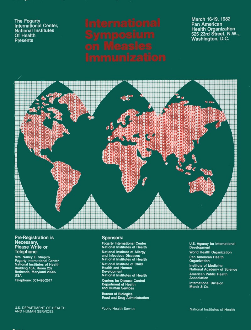 International symposium on measles immunization by National Institutes of Health, 1982 — digital art print download